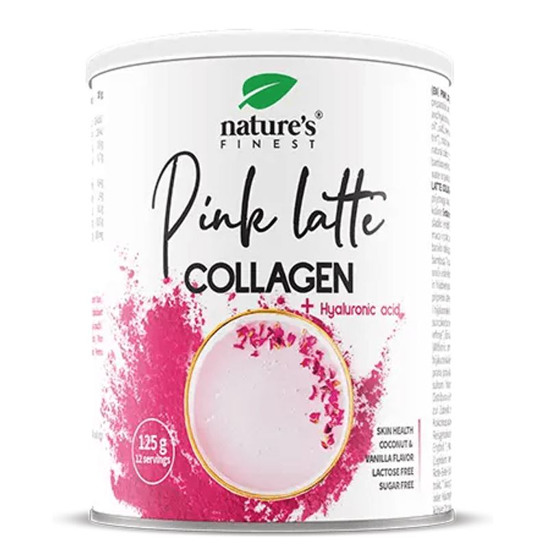 Nature's Finest Pink Latte Collagen + Hyaluronic Acid 125 g