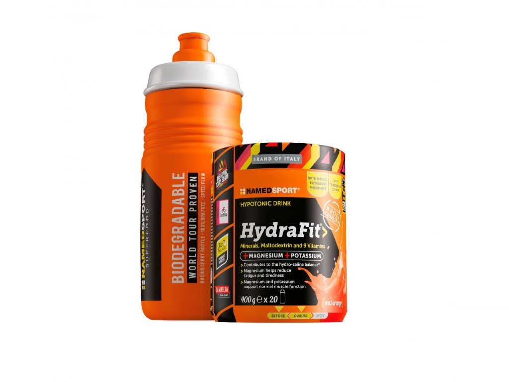 NAMEDSPORT HYDRAFIT 400 g + HYDRA2PRO 2021 Sportovní lahev