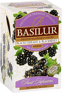 BASILUR Fruit Blackcurrant & Blackberry přebal 20x1,8g