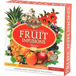 BASILUR Fruit Infusions Assorted přebal 40 sáčků