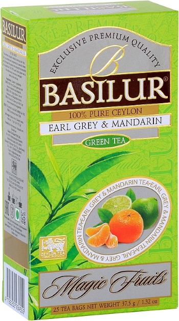 BASILUR Magic Earl Grey & Mandarin nepřebal 25x1,5 g