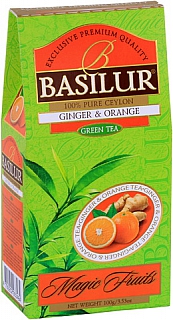 BASILUR Magic Green Ginger & Orange papír 100g