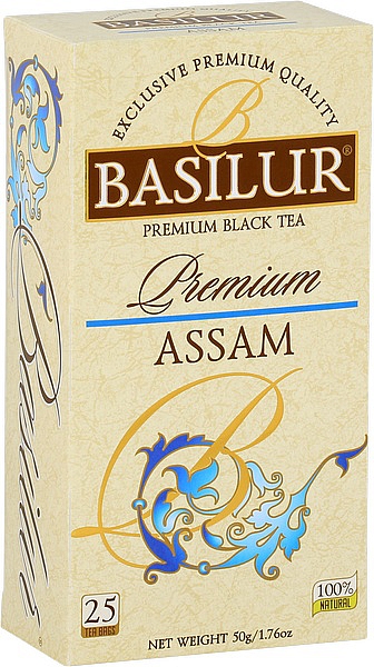 BASILUR Premium Assam nepřebal 25x2g