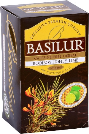 BASILUR Rooibos Honey Lime přebal 20x1,5g