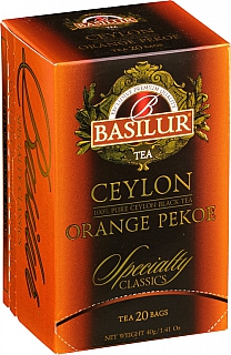 BASILUR Specialty Orange Pekoe přebal 20x2g