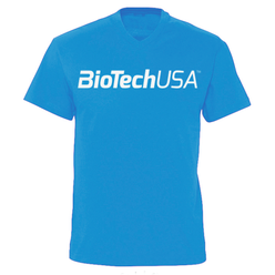 BioTech USA TROPICAL BLUE T-SHIRT M Pánské triko tropická modrá
