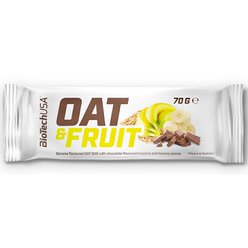 BioTech USA OAT and Fruits 70 g čokoláda banánový