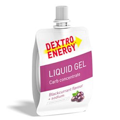 DEXTRO ENERGY - Liquid gel + sodík 60 ml černý rybíz