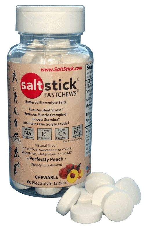 Saltstick - rozpustné tablety - 60ks - broskev