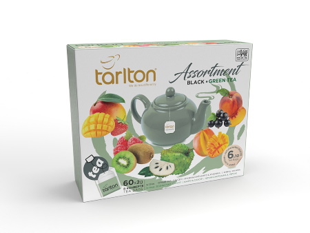TARLTON Assortment Black & Green Tea 60 x 2 g
