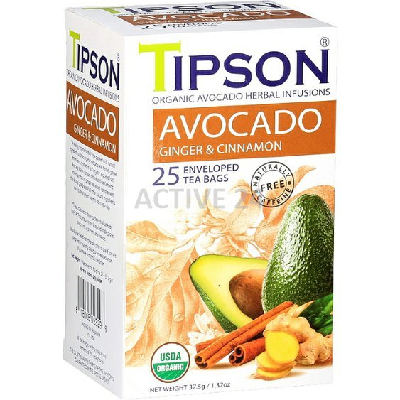 TIPSON BIO Avocado Ginger & Cinnamon přebal 25x1,5g.jpg