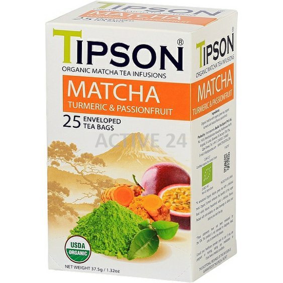 TIPSON BIO Matcha Turmeric & Passion Fruit přebal 25x1,5g.jpg