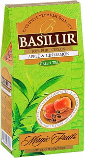 BASILUR Magic Green Apple & Cinnamon papír 100g