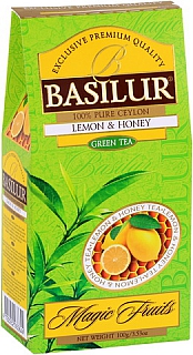 BASILUR Magic Green Lemon & Honey papír 100g