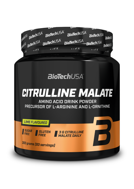 BioTech USA Citrulline Malate 300 g Limetka
