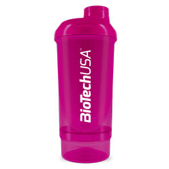 BioTech USA Šejker COMPACT 500 ml + 150 ml Magická purpurová