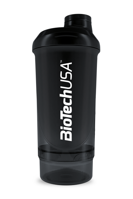 BioTech USA Šejker COMPACT 500 ml + 150 ml černý